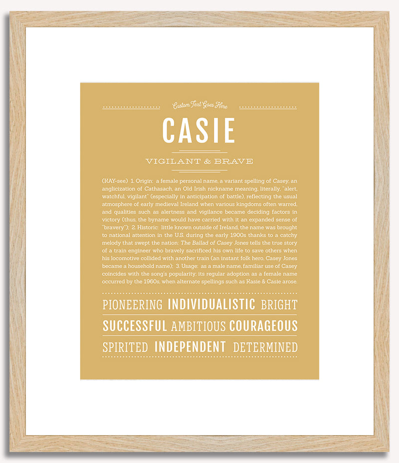 Casie | Name Art Print