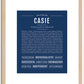 Casie | Name Art Print