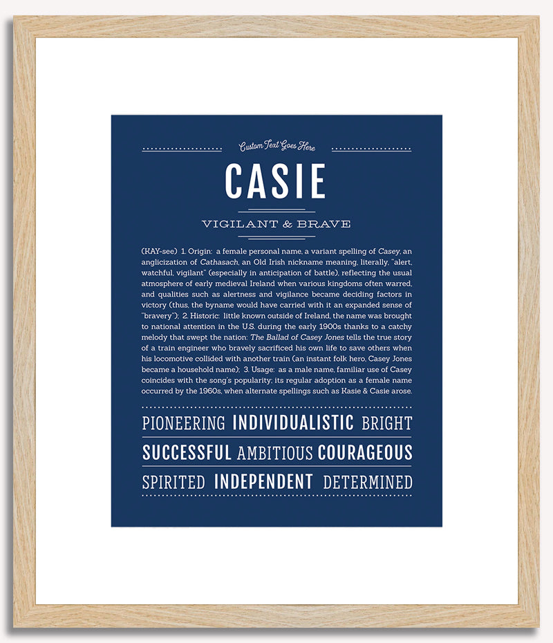 Casie | Name Art Print