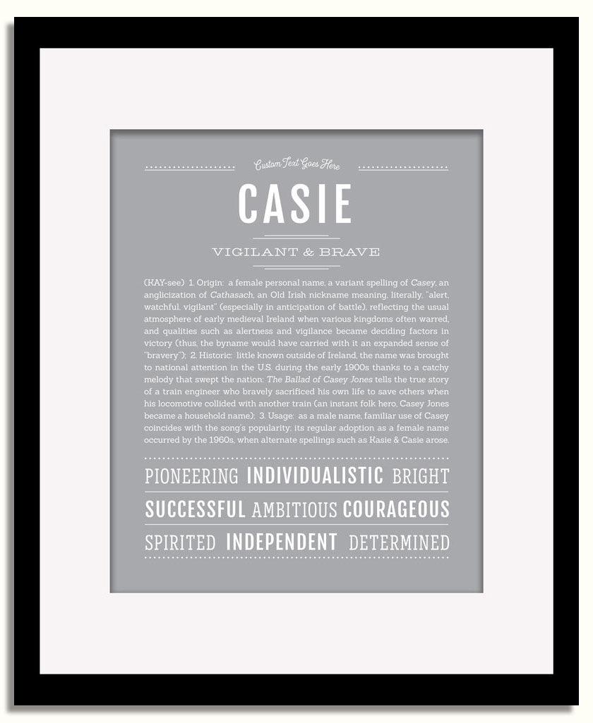 Frame Options | Sage | Black Frame, Matted