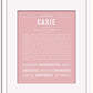 Frame Options | Dusty Rose | White Frame, Matted