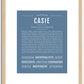 Casie | Name Art Print