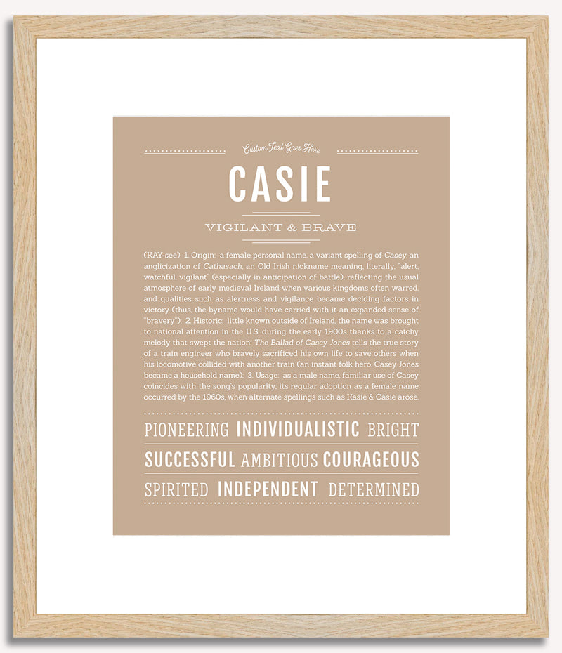 Casie | Name Art Print