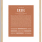 Casie | Name Art Print