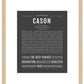 Cason | Name Art Print