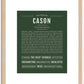 Cason | Name Art Print