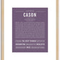 Cason | Name Art Print