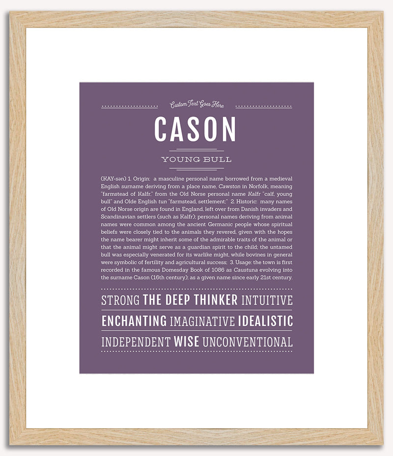 Cason | Name Art Print