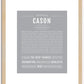 Cason | Name Art Print