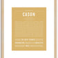 Cason | Name Art Print