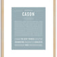 Cason | Name Art Print