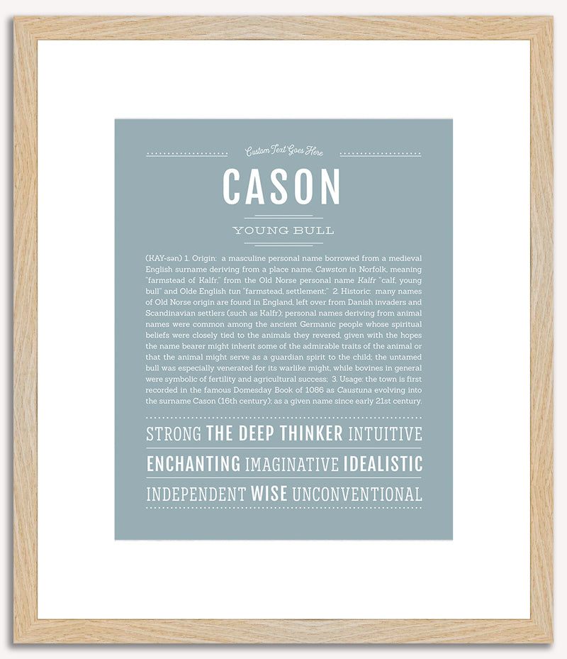 Cason | Name Art Print