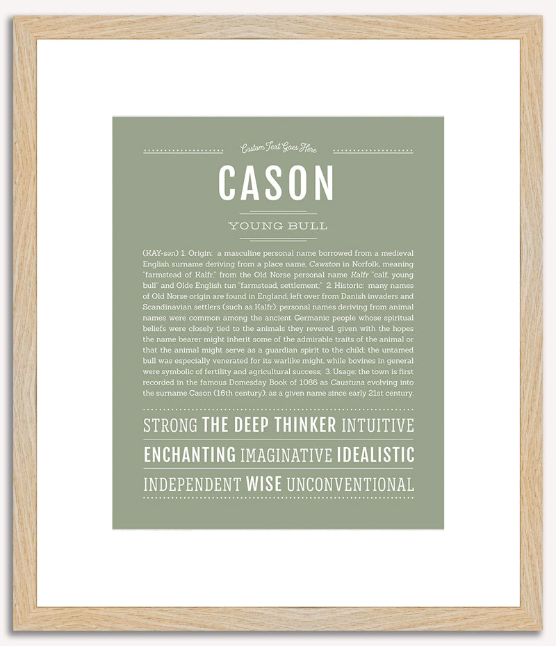 Cason | Name Art Print