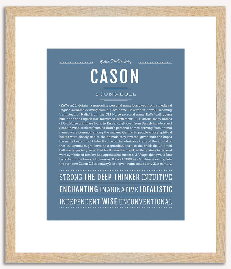 Cason | Name Art Print