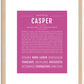 Casper | Name Art Print