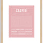 Casper | Name Art Print