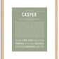 Casper | Name Art Print