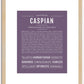 Caspian | Name Art Print