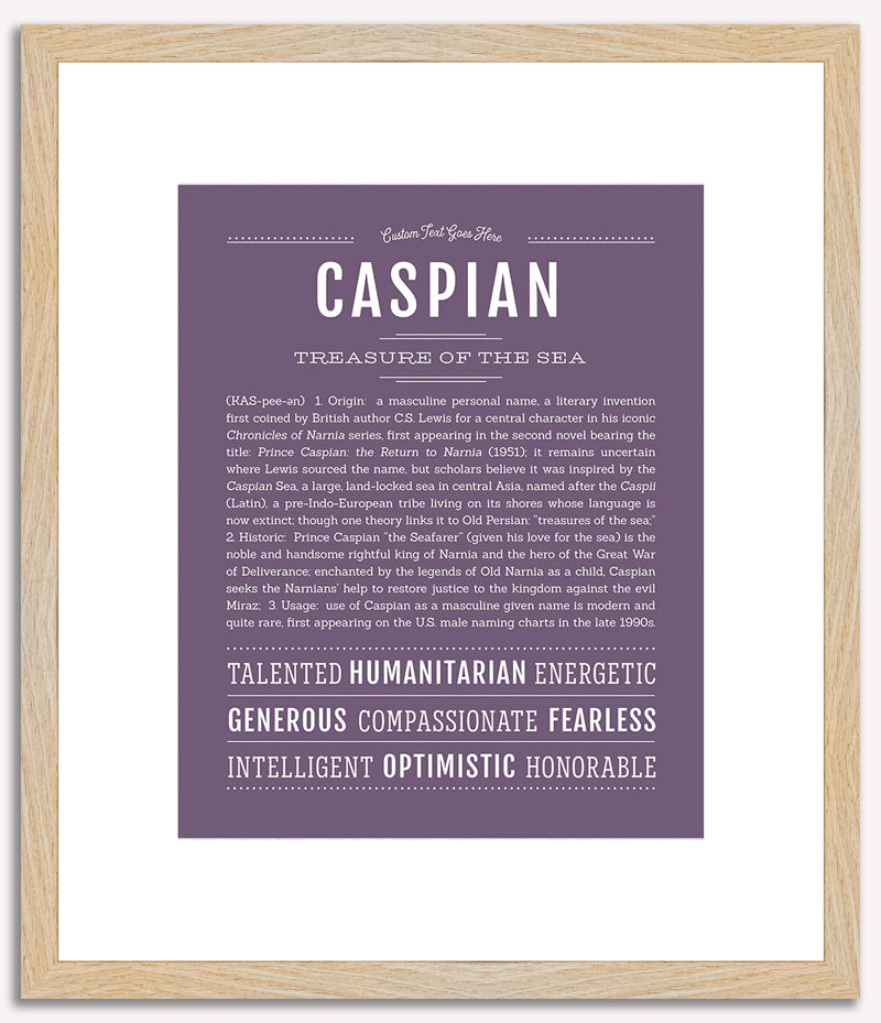 Caspian | Name Art Print