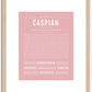 Caspian | Name Art Print