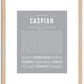 Caspian | Name Art Print