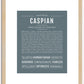 Caspian | Name Art Print