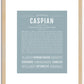 Caspian | Name Art Print