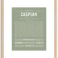 Caspian | Name Art Print