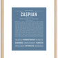 Caspian | Name Art Print