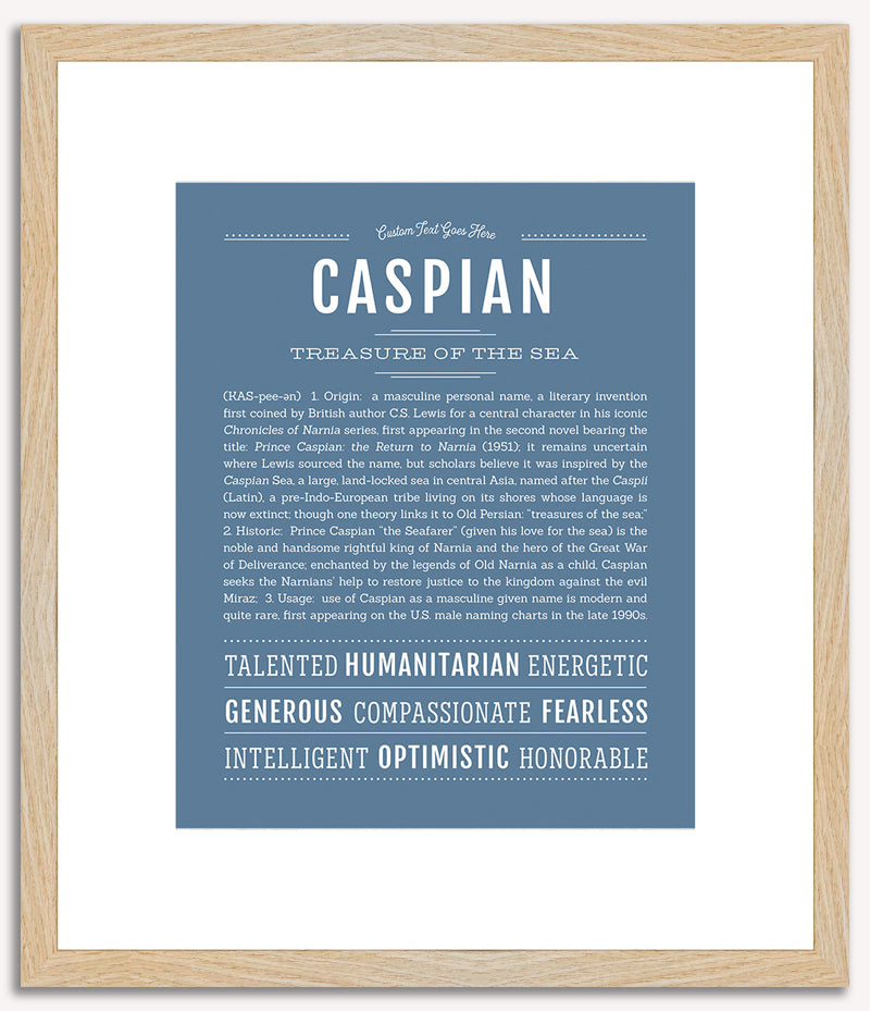 Caspian | Name Art Print