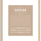 Caspian | Name Art Print