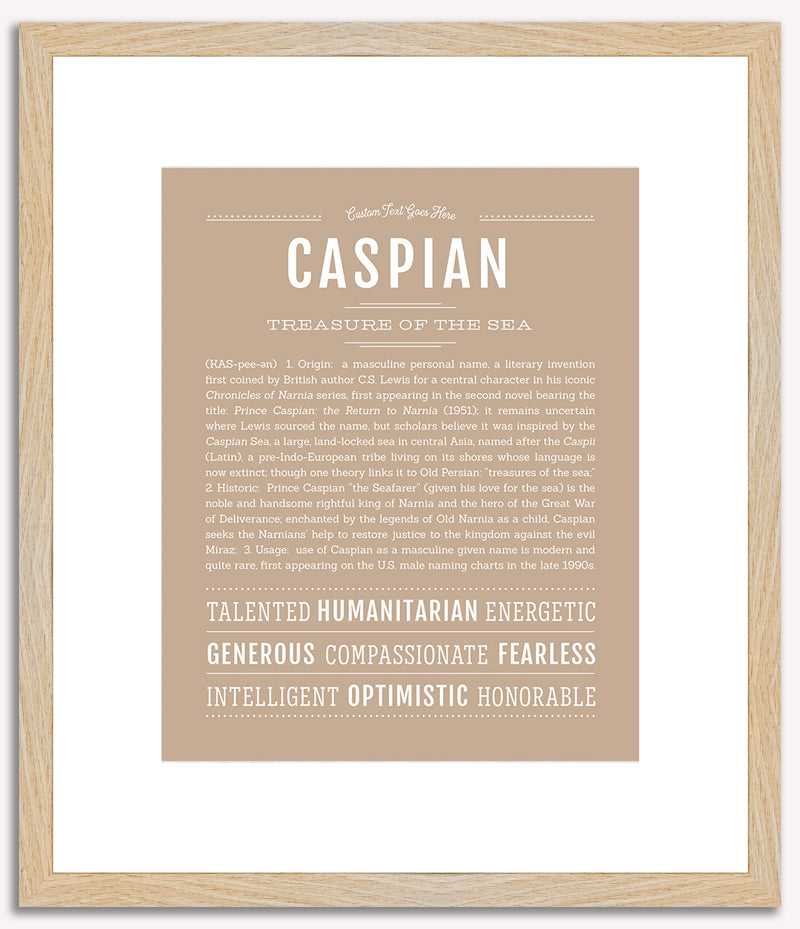 Caspian | Name Art Print