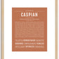 Caspian | Name Art Print