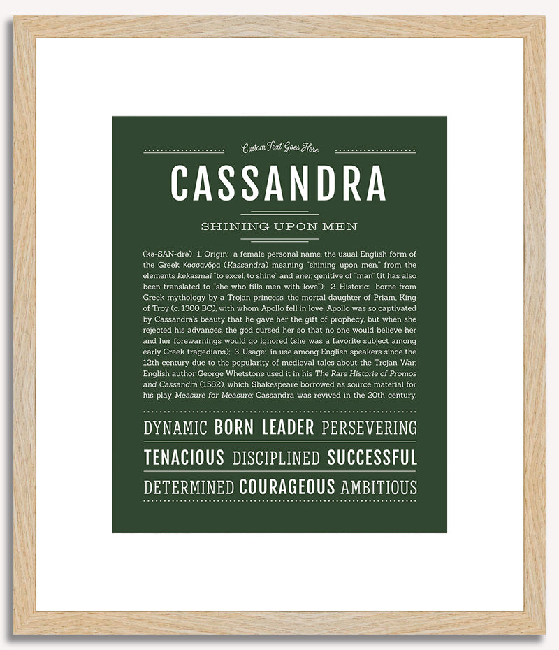 Cassandra | Name Art Print