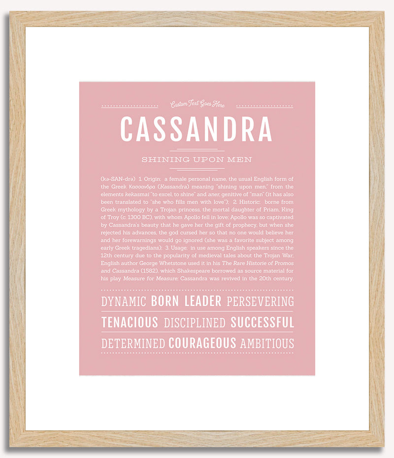 Cassandra | Name Art Print