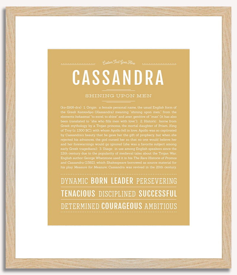 Cassandra | Name Art Print