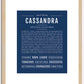 Cassandra | Name Art Print