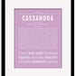 Frame Options | Lilac | Black Frame, Matted