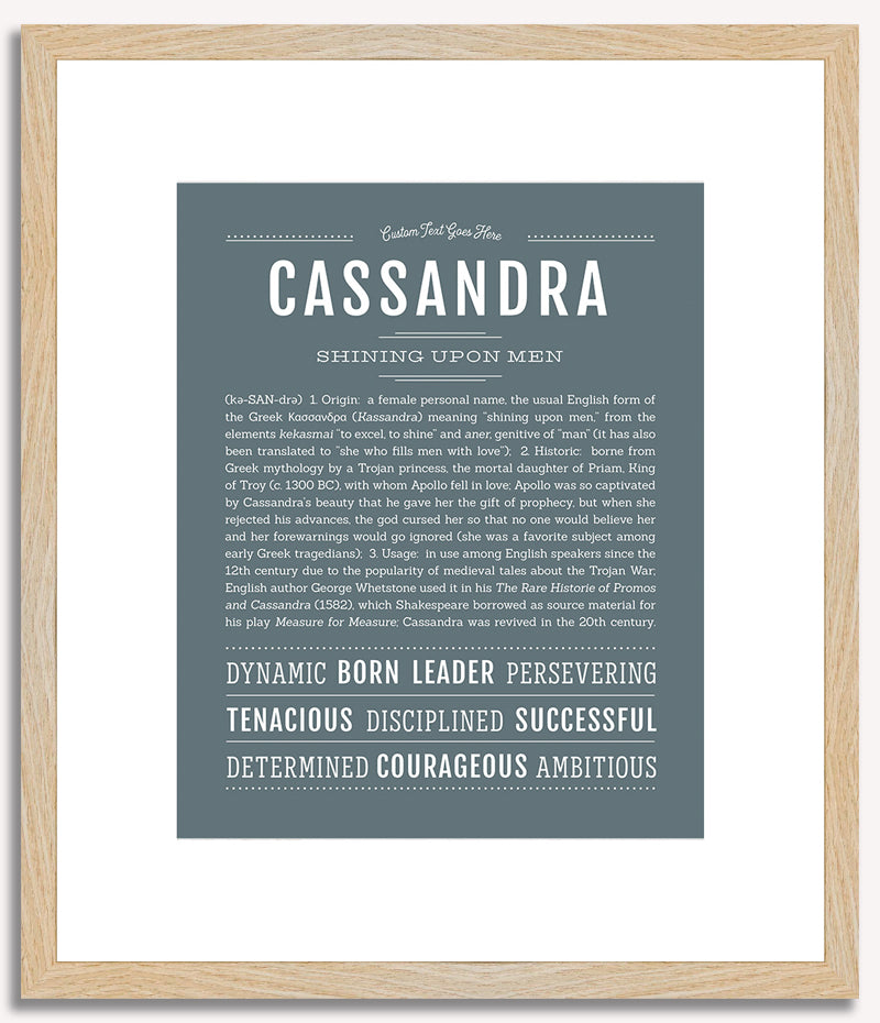 Cassandra | Name Art Print