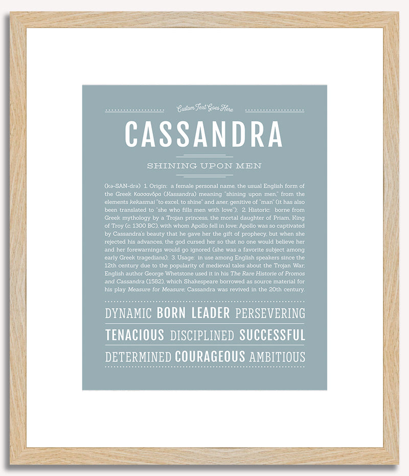 Cassandra | Name Art Print