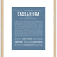 Cassandra | Name Art Print