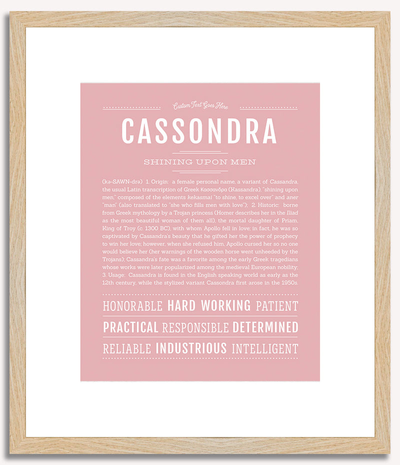 Cassondra | Name Art Print