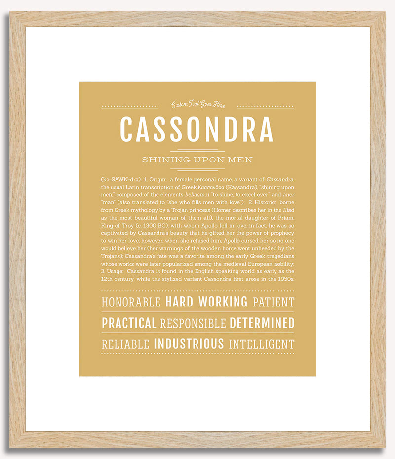 Cassondra | Name Art Print