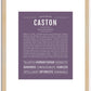 Caston | Name Art Print