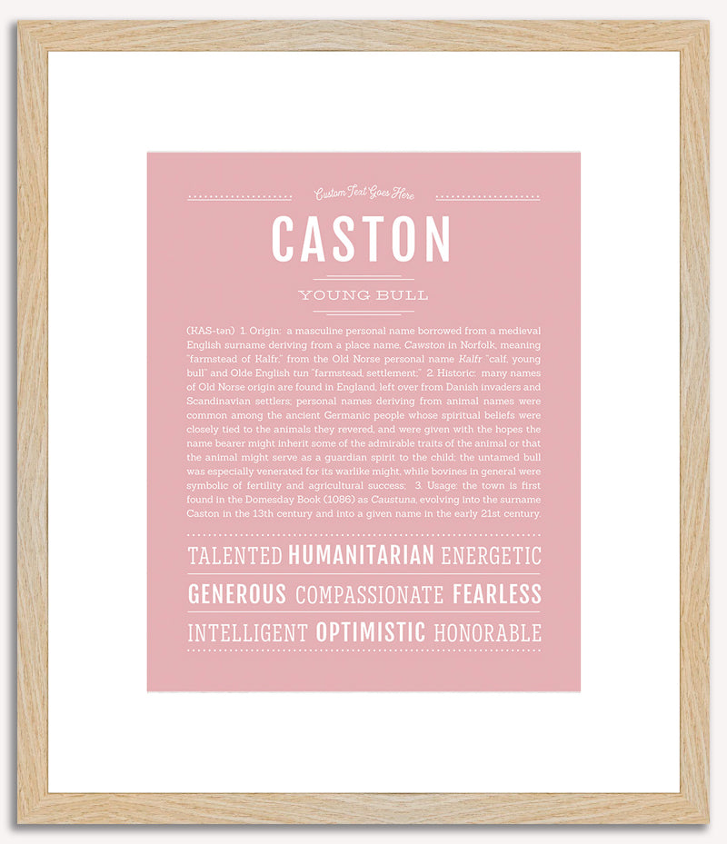 Caston | Name Art Print