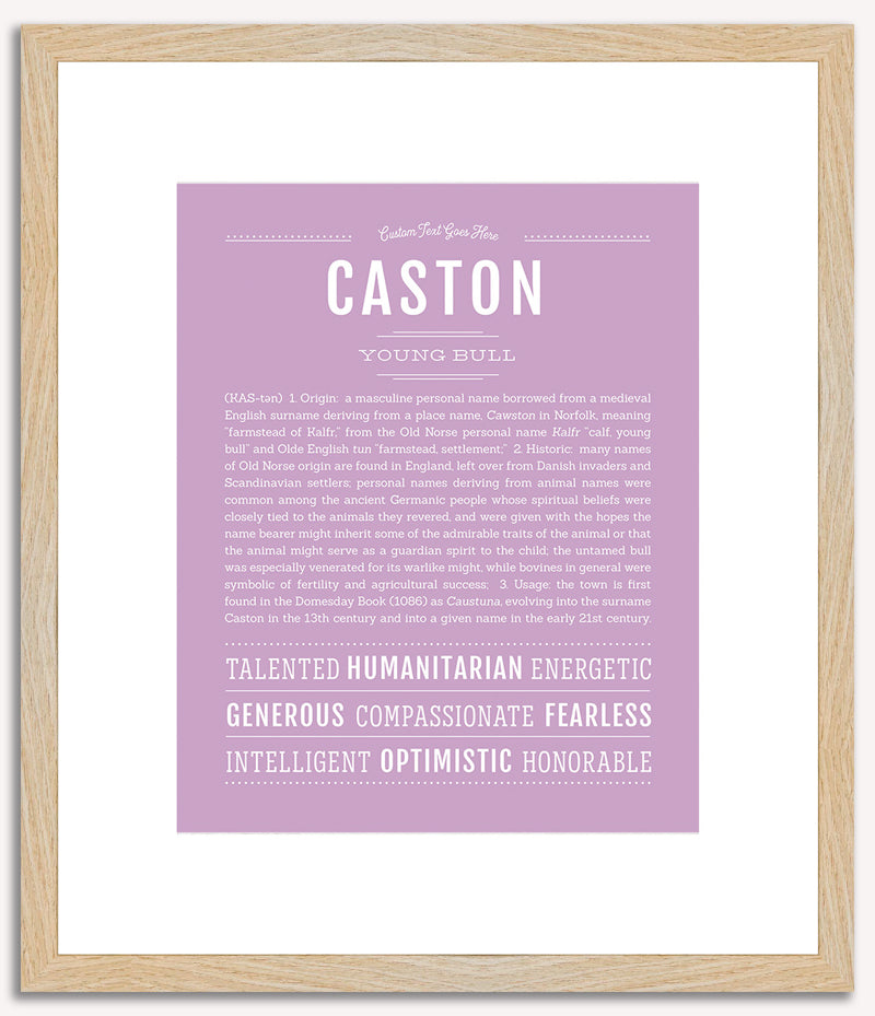 Caston | Name Art Print