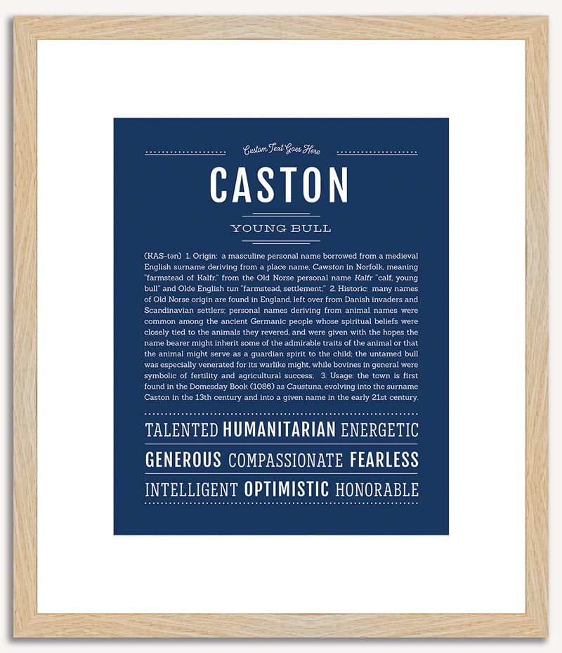 Caston | Name Art Print