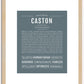 Caston | Name Art Print