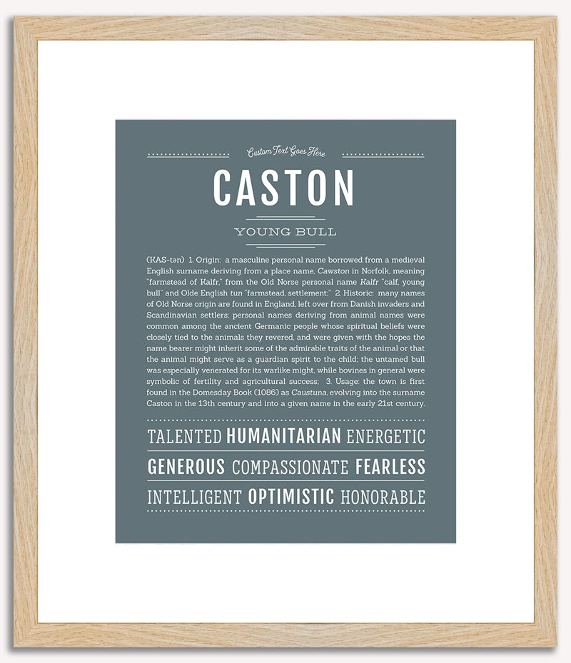 Caston | Name Art Print