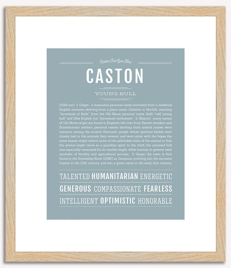 Caston | Name Art Print